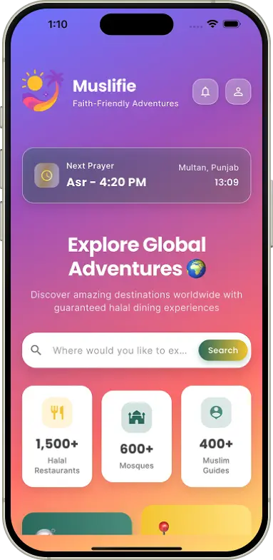 Muslifie app screenshot